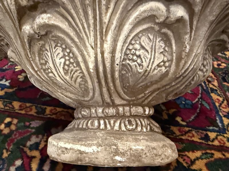 Antique Large Ceramic Fruit Basket