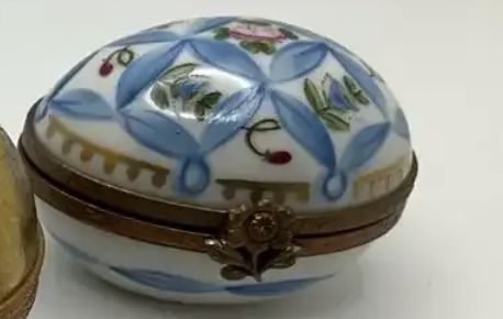 Limoges France Hand Painted Porcelain Trinket