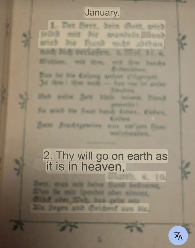 Antique Christmas Religious Gift Book