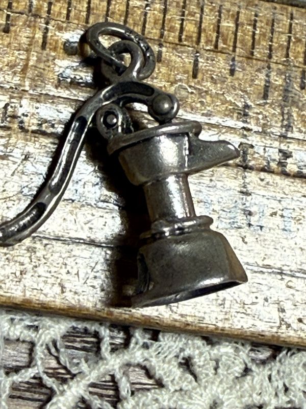 Beau Sterling Articulated Water Pump Charm