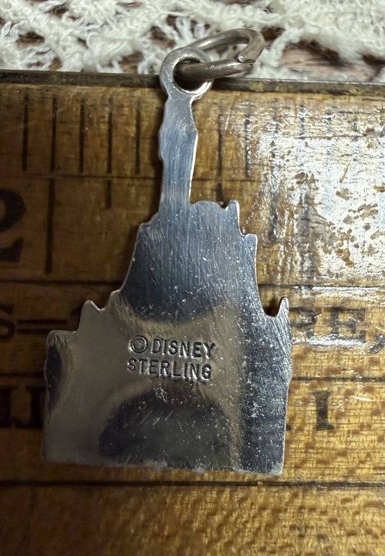 Disney Sterling Cinderella's Castle Vintage Charm