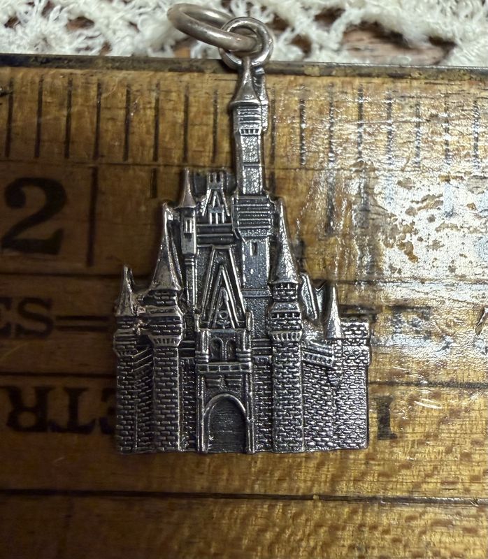 Disney Sterling Cinderella's Castle Vintage Charm