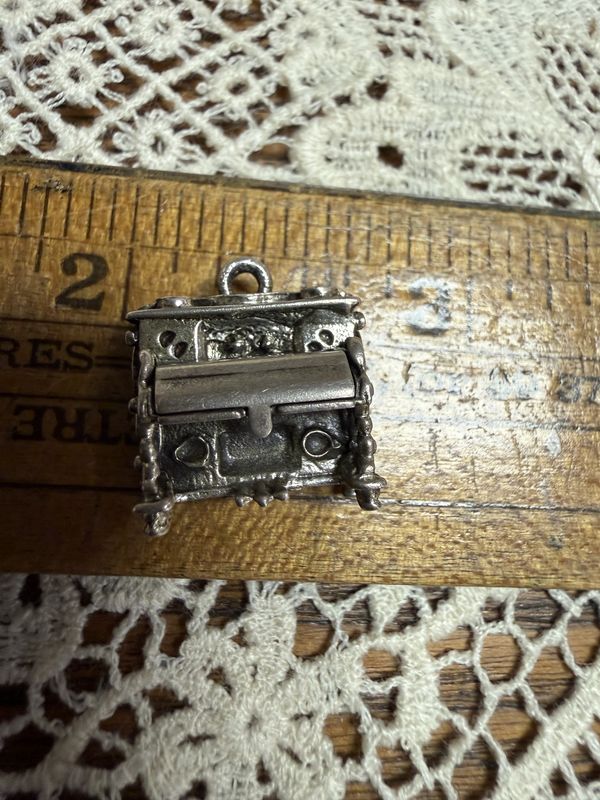 Beau Sterling Upright Piano Articulated Charm Vintage