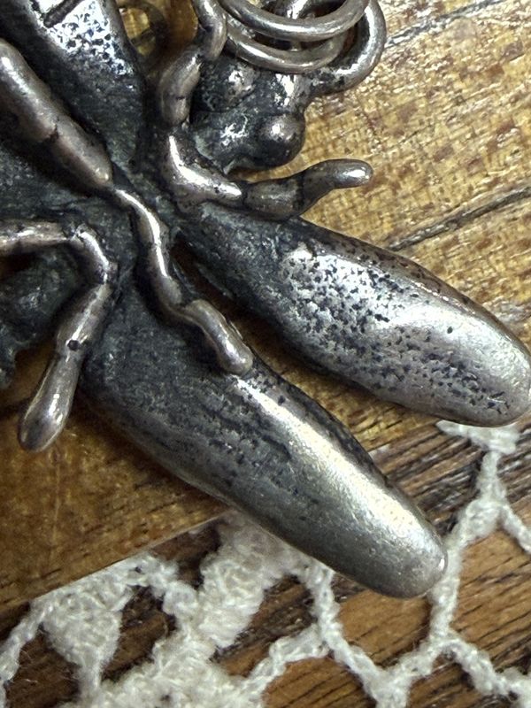 Sterling Dragonfly Charm Pendant