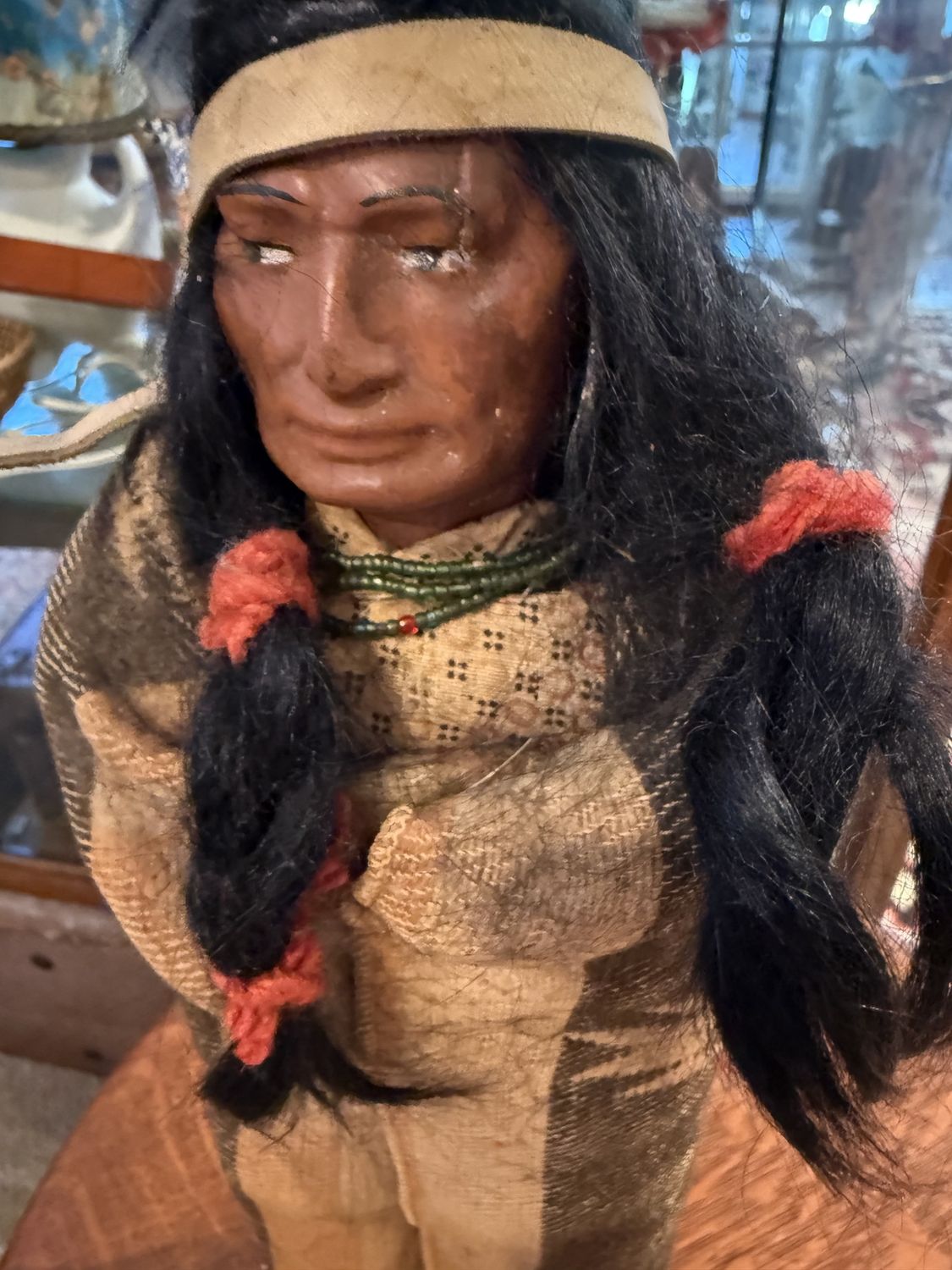 Antique Skookum Doll 13"