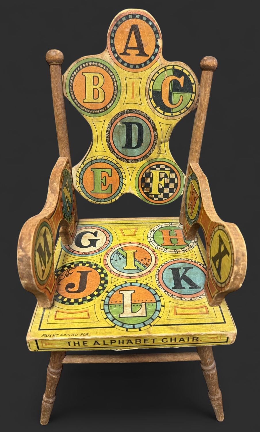 Bliss Paper Lithograph "The Alphabet Chair"