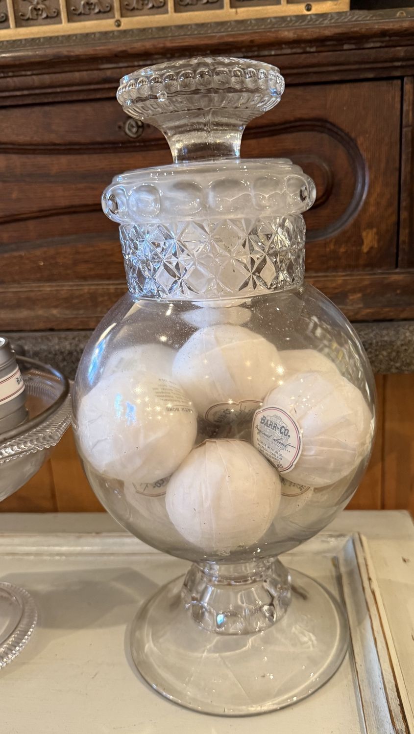 Ground Stopper Apothecary Bath Kitchen Jar