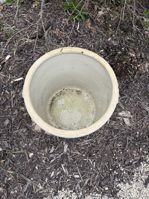 10 Gallon Red Wing Crock Bale Handles One wooden w/one missing wood