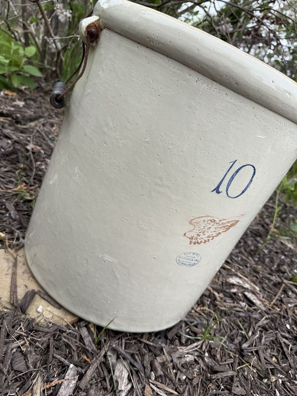 Crock 10 Gallon Red Wing Stoneware