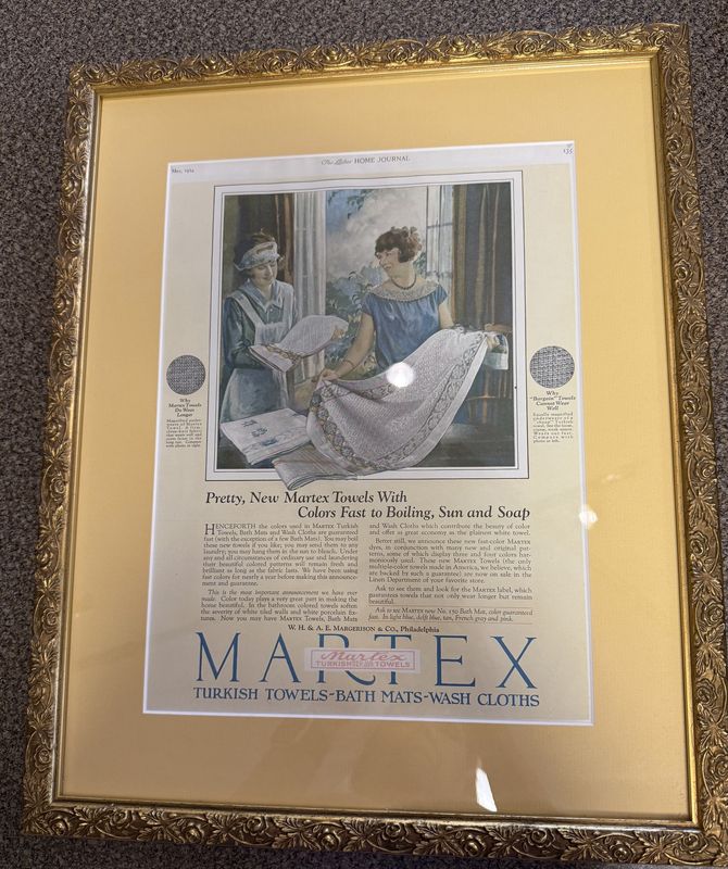 May, 1924 Magazine Page Advertisement Framed