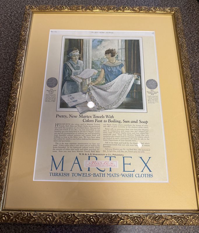 May, 1924 Magazine Page Advertisement Framed