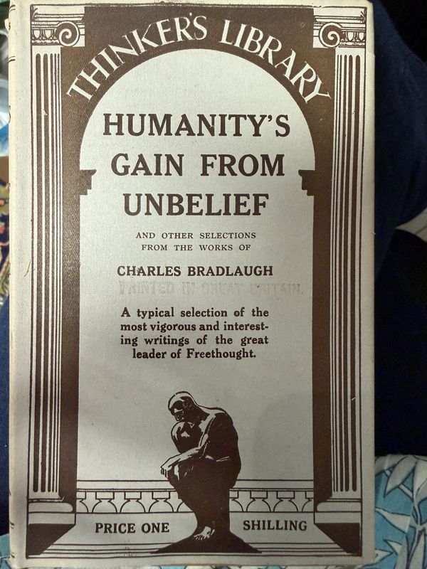 1932 3rd Impression Humanity's Gain from Unbelief
