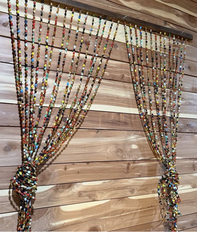 RARE-GLASS Bead Boho Door Curtain
