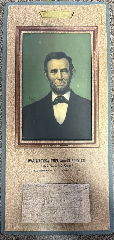 1930 President Lincoln Complete Advertising Calandar