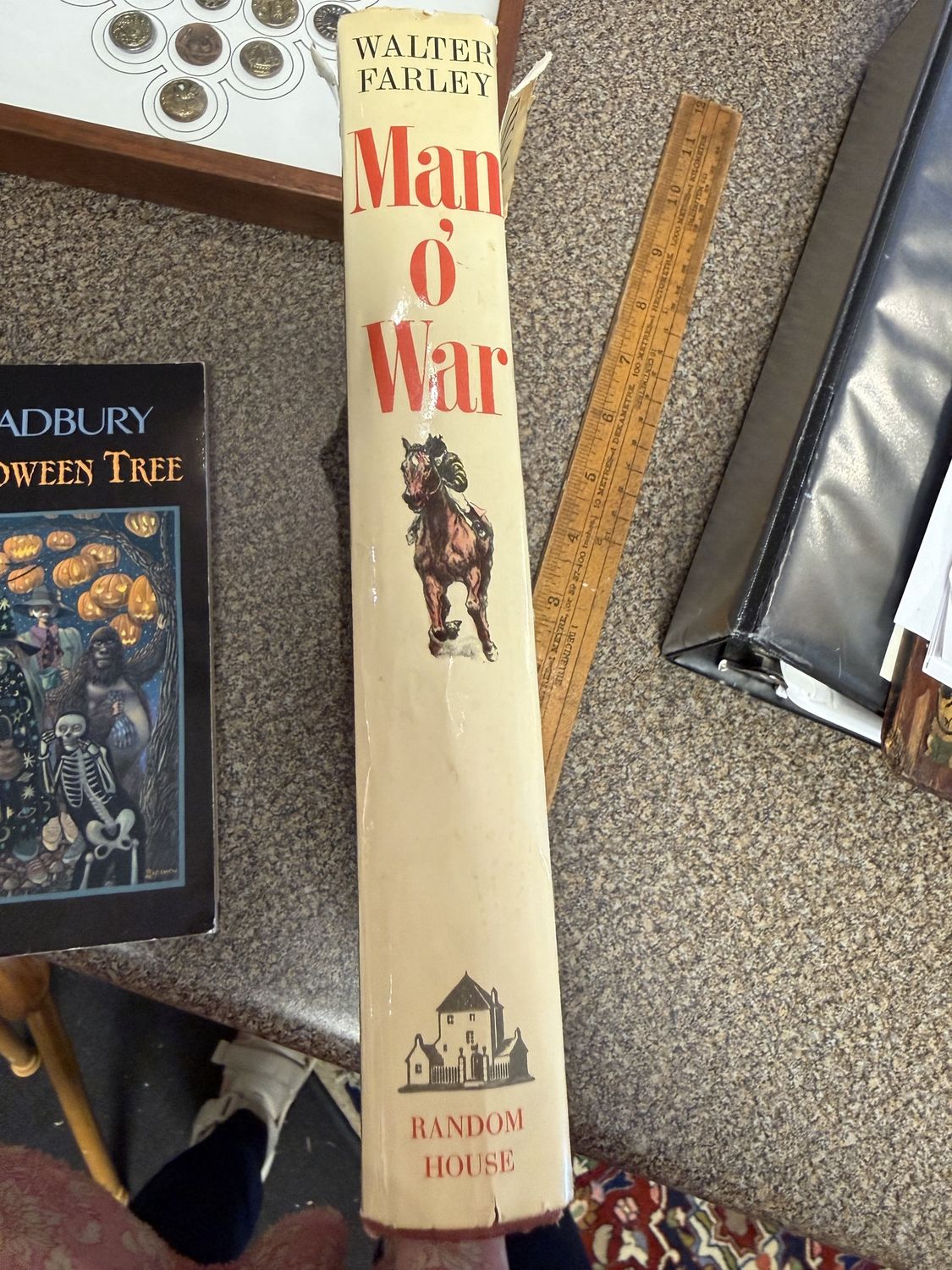 Man of War First Edition 1966 Hardcover Book with Original Dust Jacket