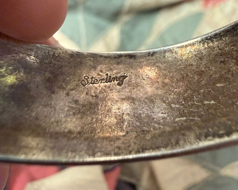 Sterling Native American Cuff
