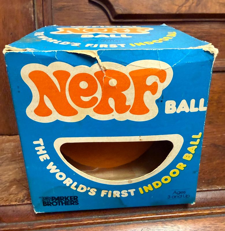 Vintage Nerf Ball in Original Box