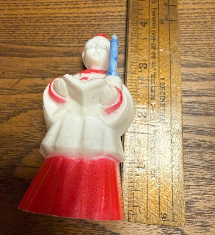 Vintage Plastic Choir Boy Tree Decoration