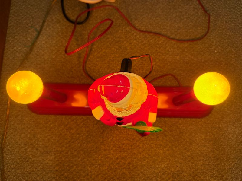 Plastic Santa Console Electric Lamp