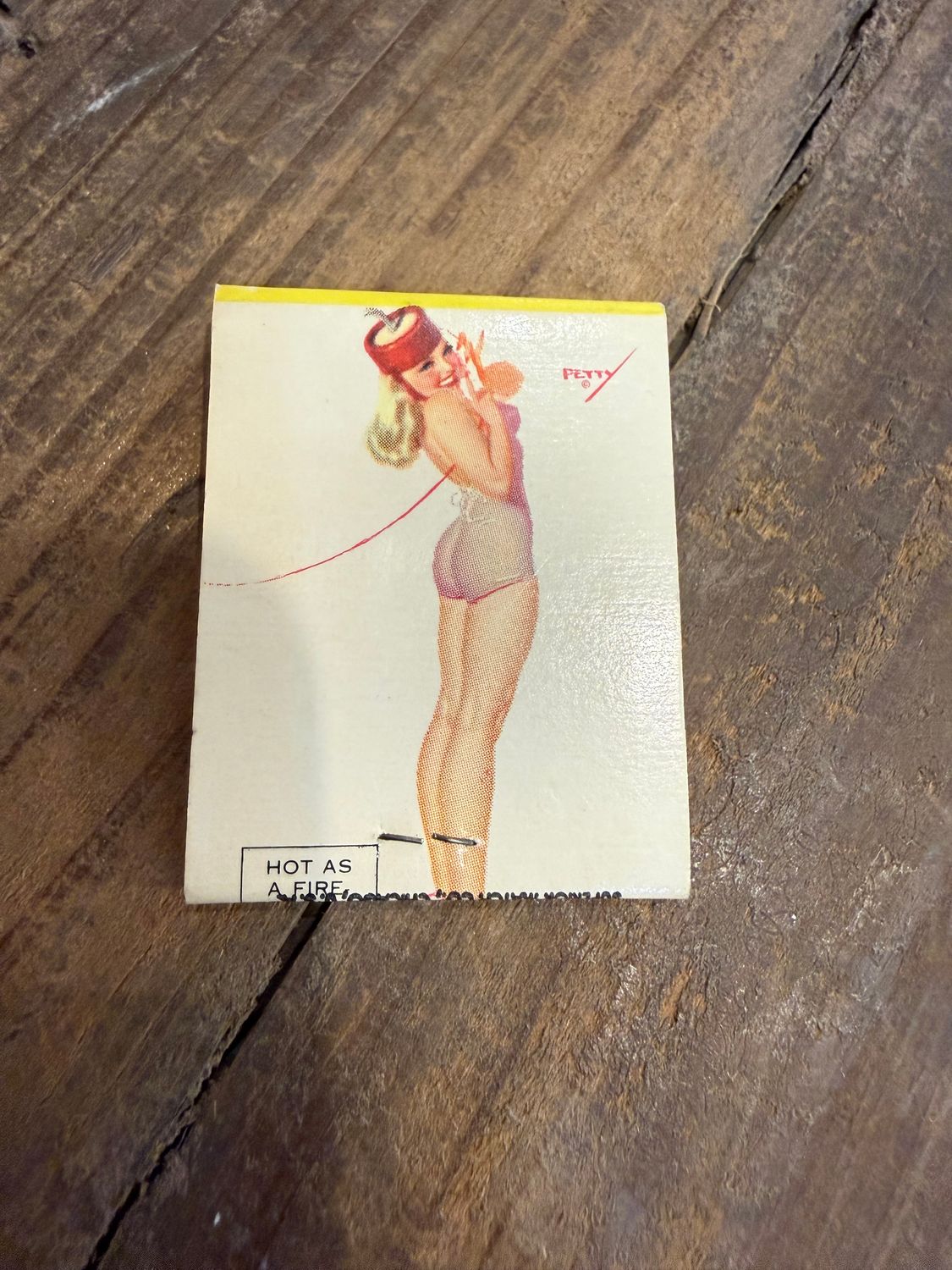 1940s Pin-Up Little Falls Inn Matchbook