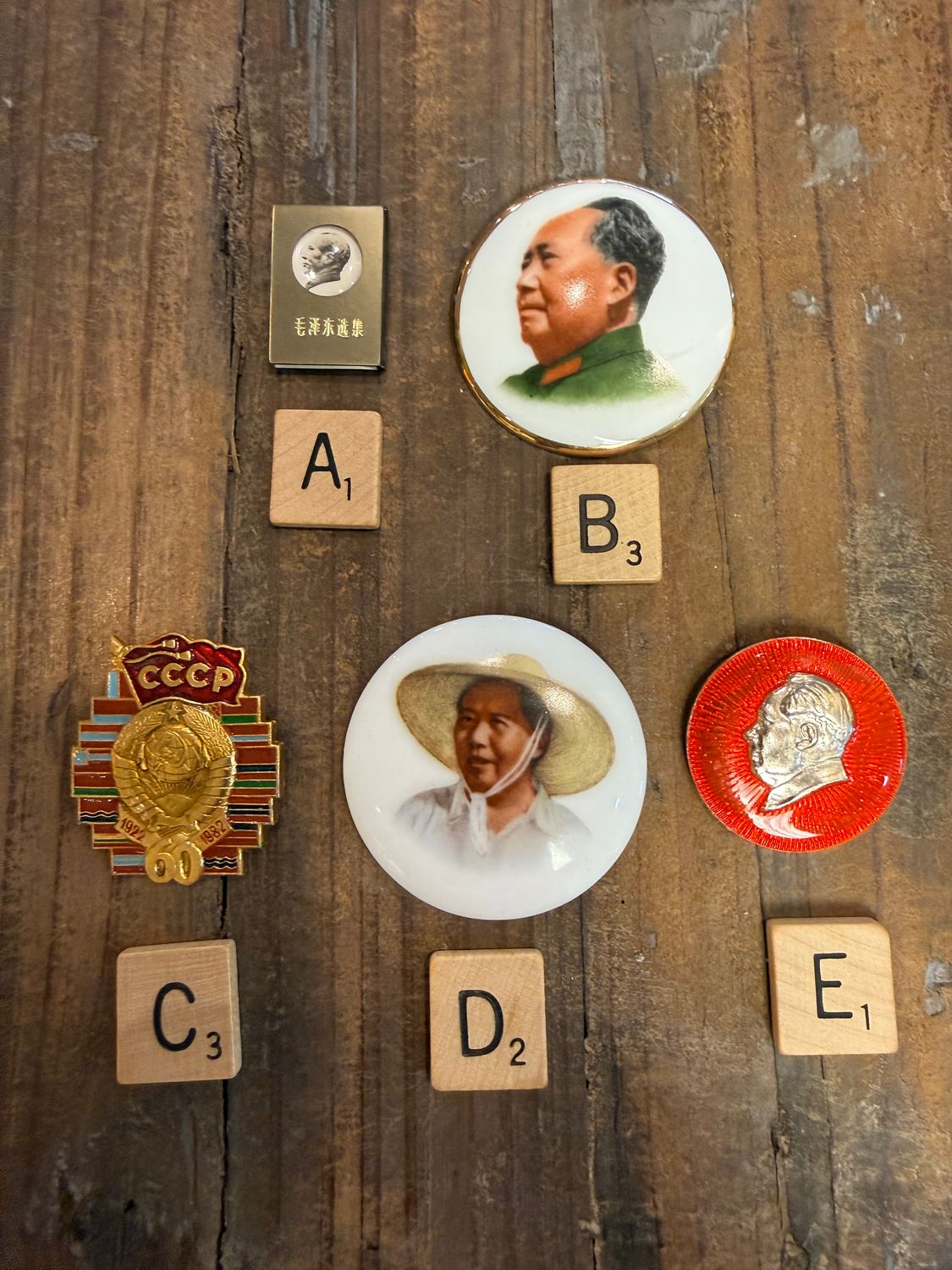 Political Badges Vintage