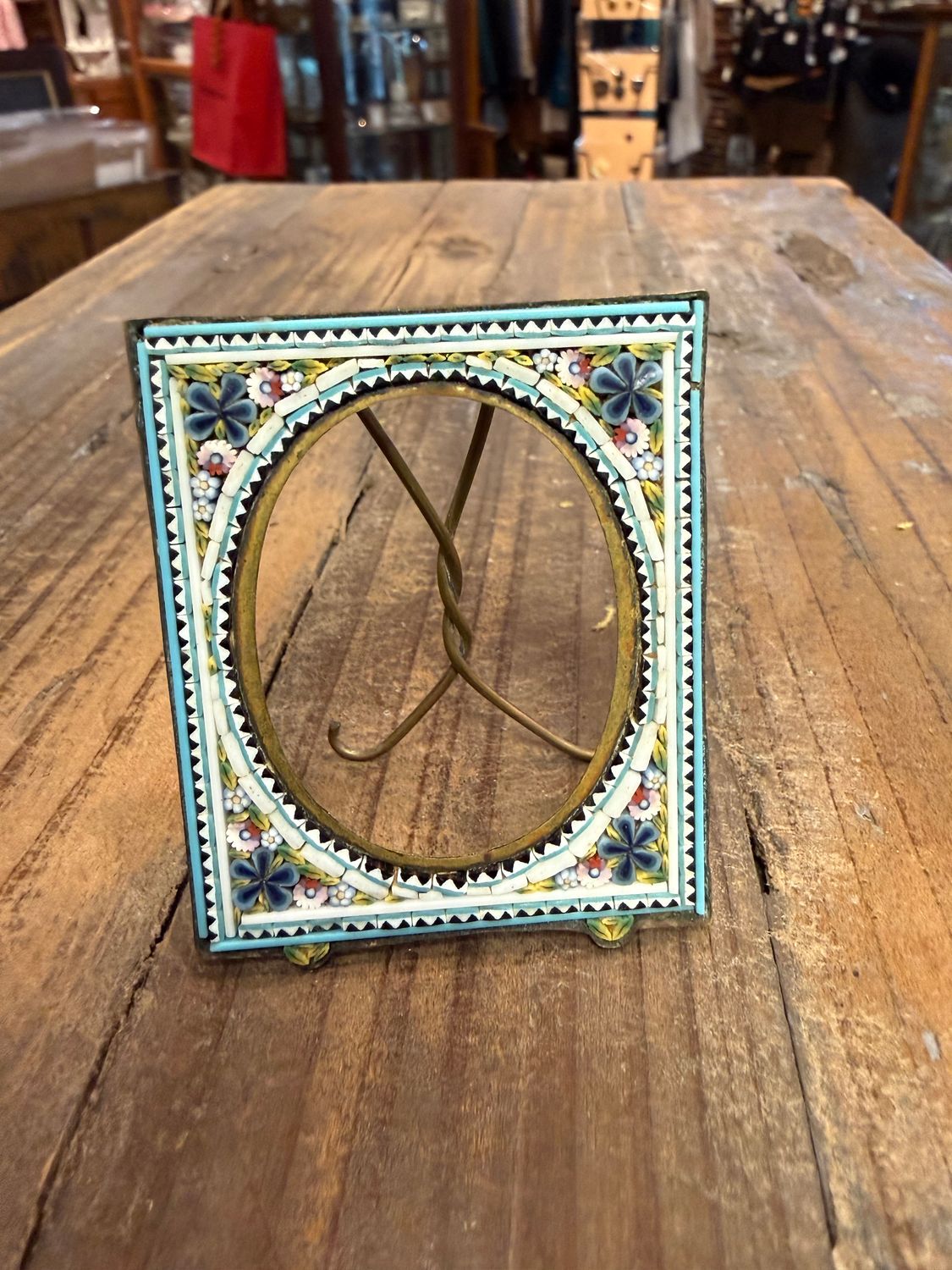 Antique Mosaic Miniature Frame Italy