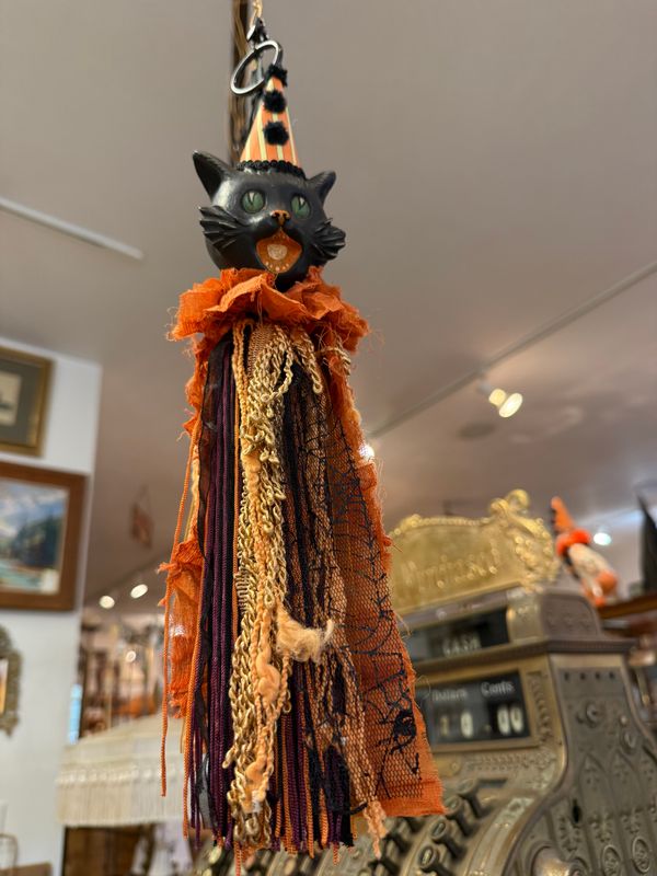 Bethany Lowe Halloween Black Cat Ornament