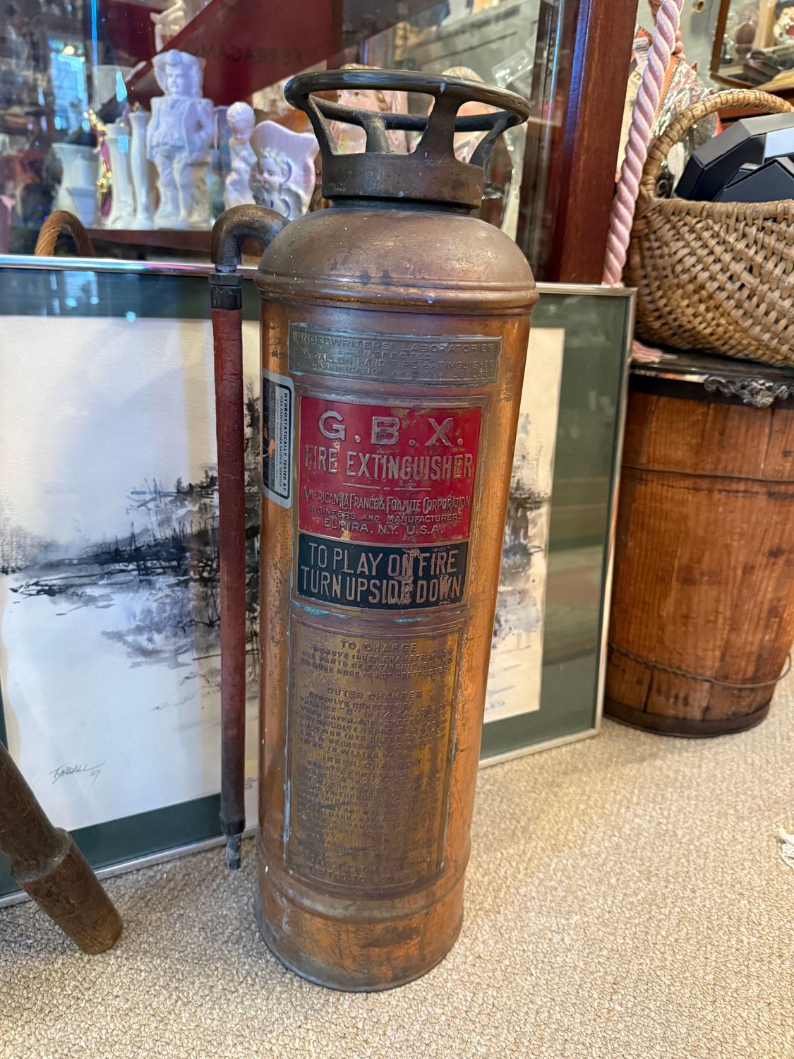 Copper Brass Fire Extinguisher