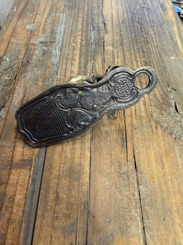 19th Century Bronze Flower Clip Wall or Desk