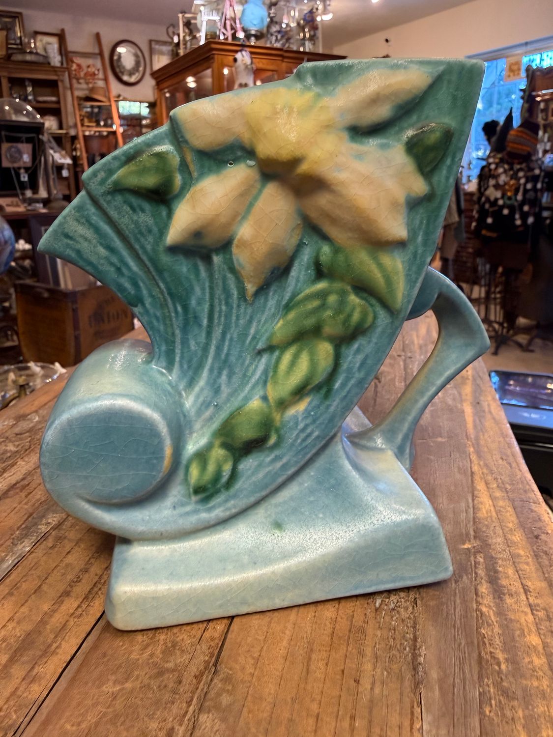 Roseville Pottery Clematis Pottery Vase