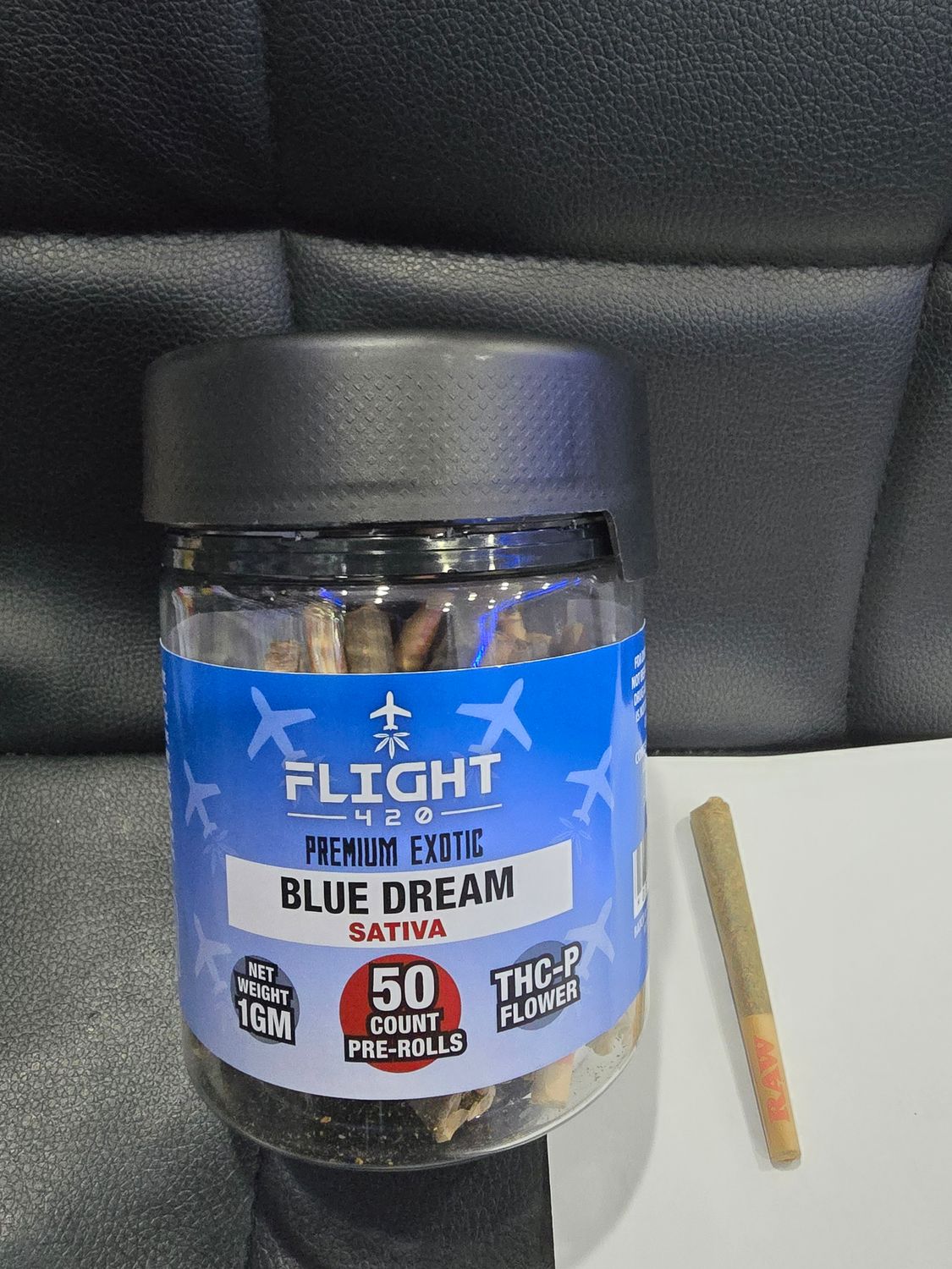 Flight 420 THCP Prerolls 1g, Flavor: Blue Dream Sativa
