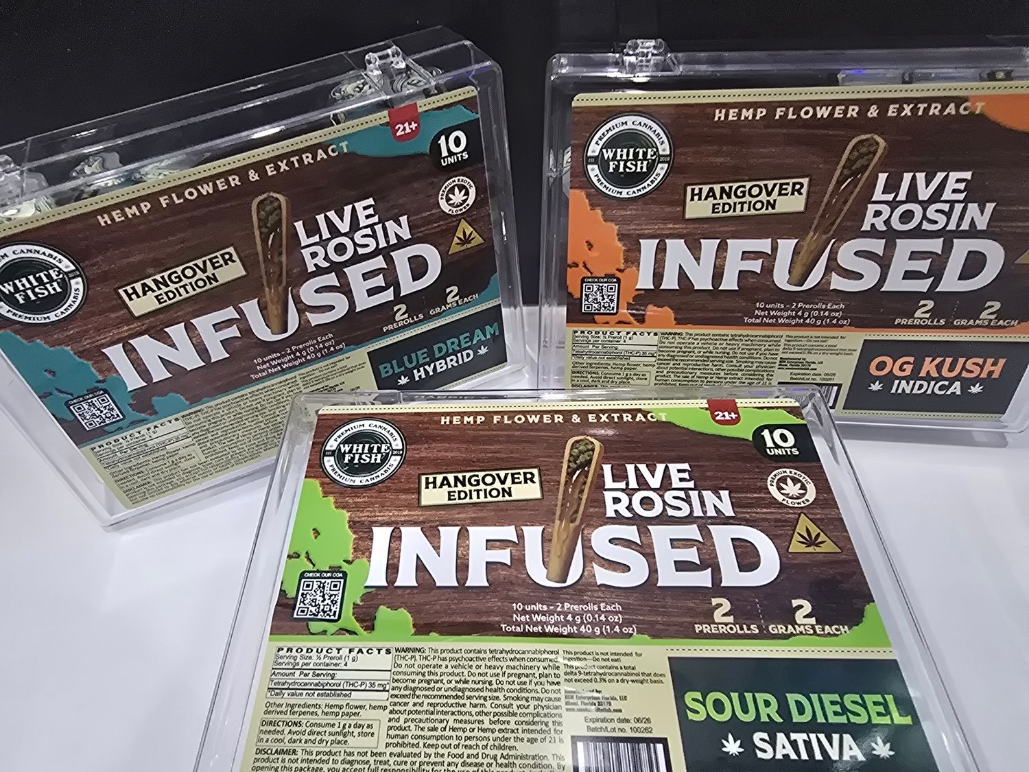 WhiteFish Premium Cannabis THCP 2ct 2g Prerolls