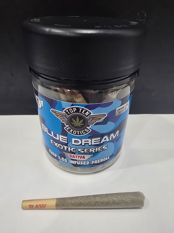 Top Ten Exotics THCP 1.5g prerolls