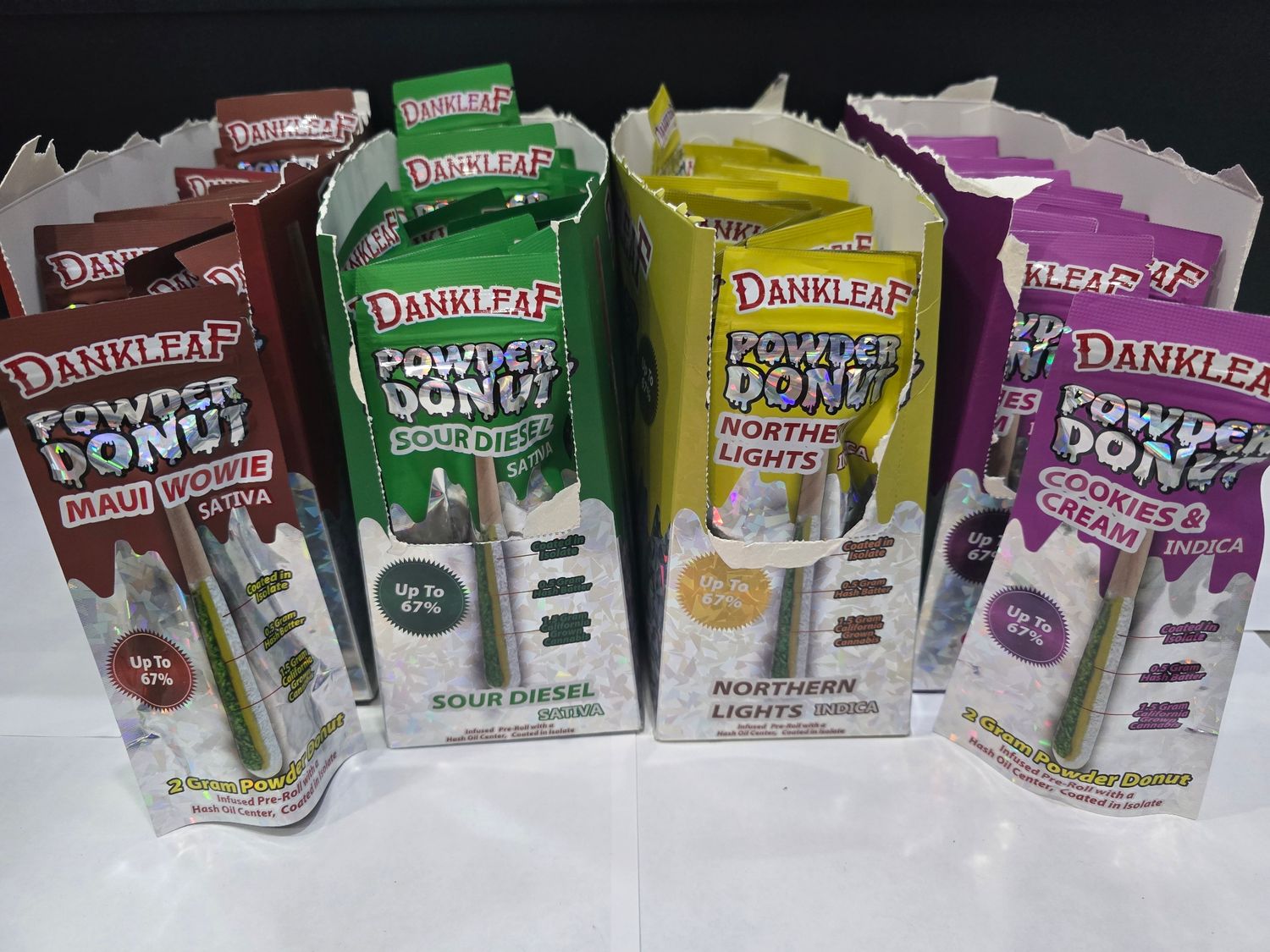 DankLeaf Powder Donut 2g prerolls