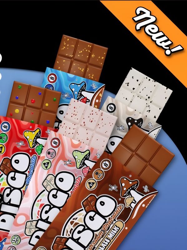 Disco Magic Mushrooms Chocolate 15g bar