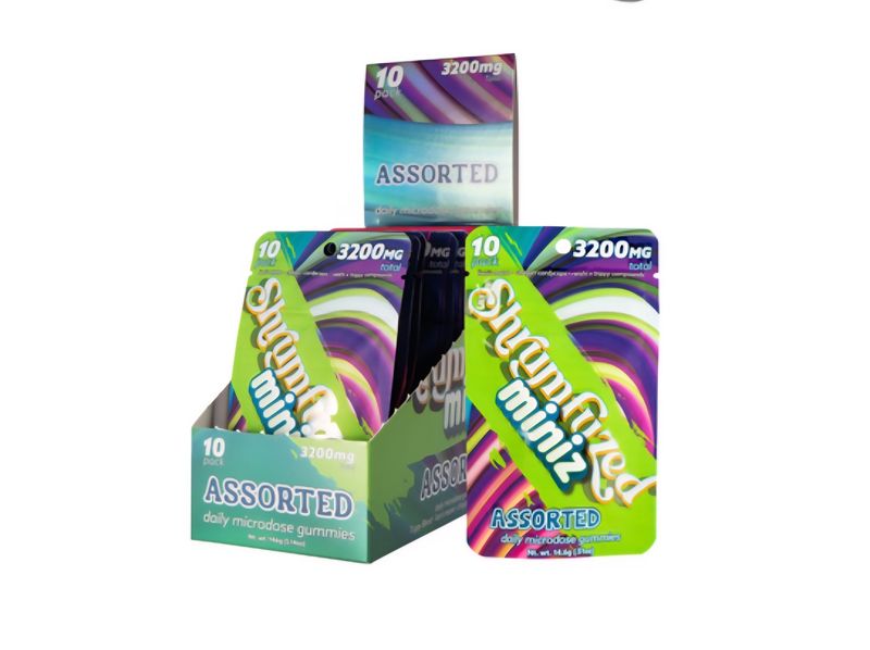 Shrumfuzed Miniz Assorted Gummies 10pk 3200mg