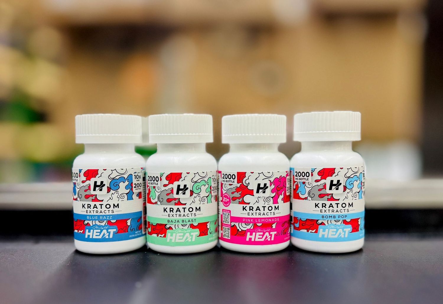 Heat Straight Kratom Extracts 2000mg 10pc