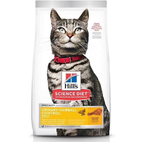 Hill's Science Diet Urinary Hairball Control Adult Cat 15.5#