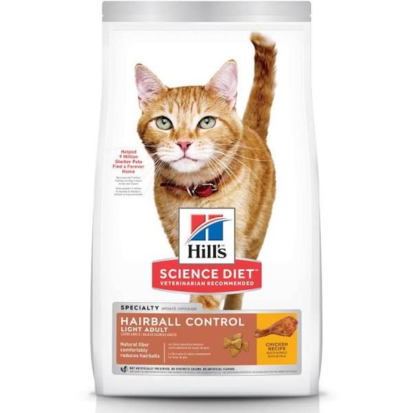 Hill's Science Diet Light Hairball Control Adult Cat 15.5#