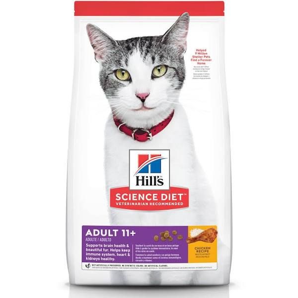 Hill's Science Diet Adult 11+ Cat 15.5#