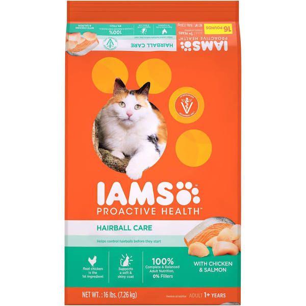 Iams ProActive Hairball Care Adult 7#