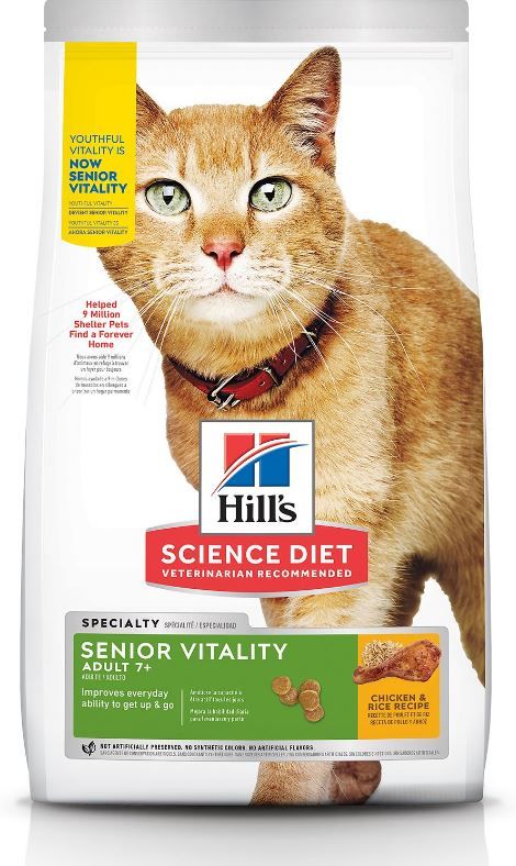 Hill's Science Diet Senior Vitality Adult 7+ Cat 3#