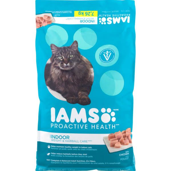 Iams ProActive Indoor Weight and Hairball Care Adult 16#