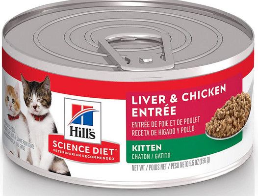 Box of 5.5oz Hills Science Diet Kitten Liver and Chicken