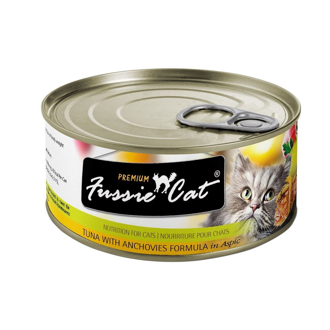 Box of Fussie Cat Tuna and Anchovy 2.8oz
