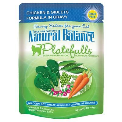 Natural Balance Platefulls Chicken and Giblets 3oz single