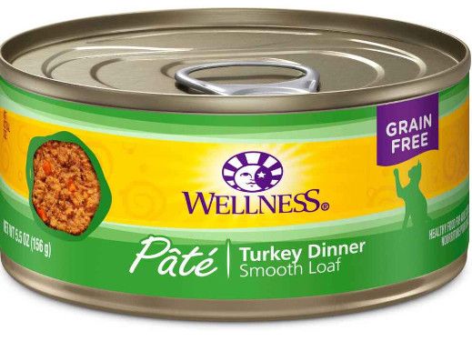 Box of 5.5oz Wellness Cat Turkey Pate