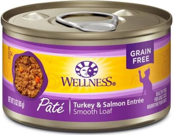 Wellness Complete GF Turkey and Salmon Pate Cat 5.5oz single