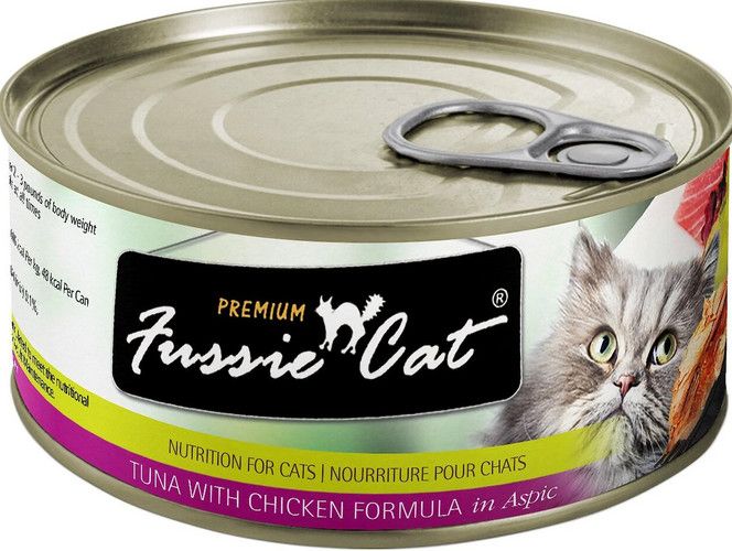 Fussie Cat Tuna and Chicken in Aspic 2.8oz single