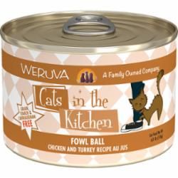 Weruva Cats in the Kitchen Fowl Ball 6oz single